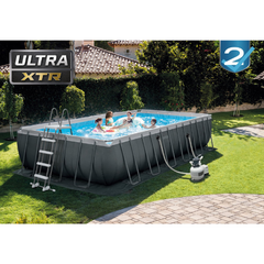Intex 24Ft X 12Ft X 52In Ultra Xtr Rectangular Pool Set