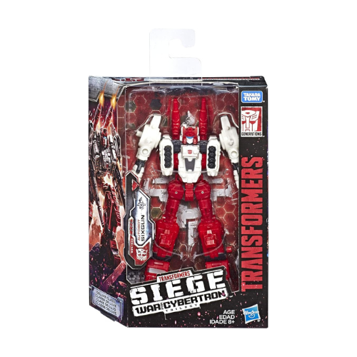 TRANSFORMERS - Generations - War for Cybertron: Siege - 5.5" WFC-S22 Autobot Six-Gun Weaponizer - Deluxe Class - Collectible Action Figure and Toys for Kids - Boys and Girls - E4378 - Ages 8+