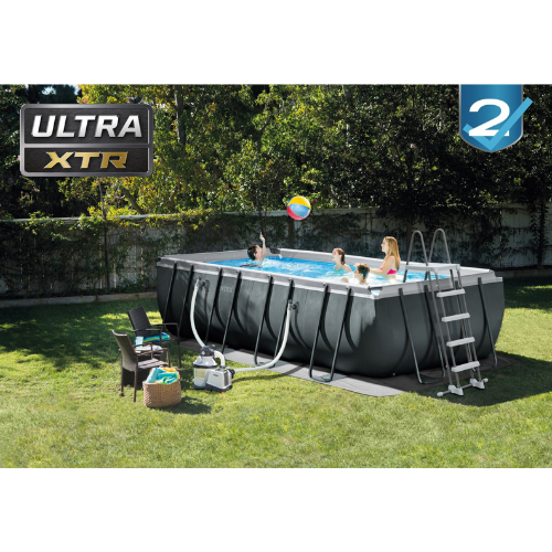18Ft X 9Ft X 52In Ultra Xtr Rectangular Pool Set